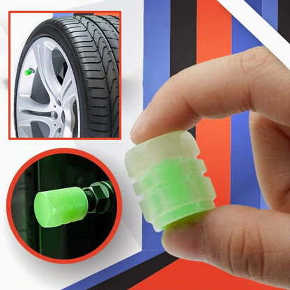 BowLift | Universal fluorescent tire valve caps (4 PCS/Set)
