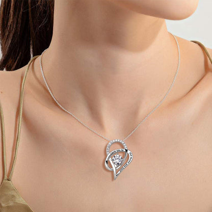 Skanto | Letter Heart Necklace for Mom
