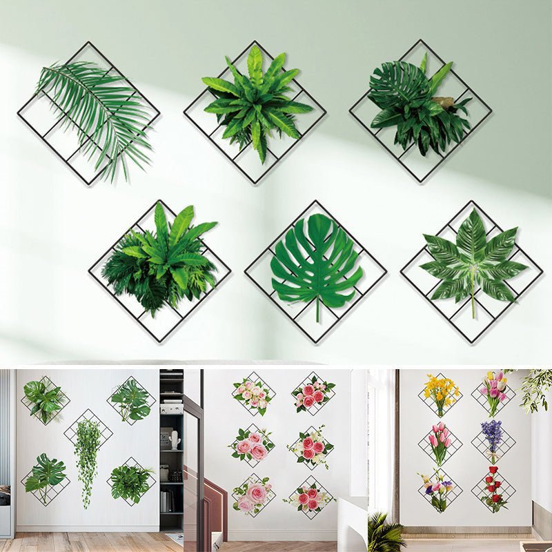 Skanto | Plant Stickers - Realistic Plant Illusion - Decorate with Style