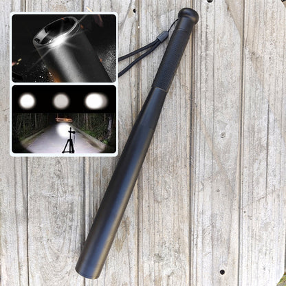Kalsten | Baseball Bat Shaped LED Flashlight | Aluminum Alloy, 3 Lighting Modes | Emergency & Utility Use