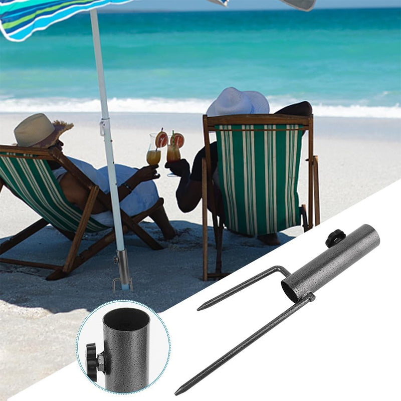 BowLift | Heavy-Duty Adjustable Spiral Ground Anchor Umbrella Holder