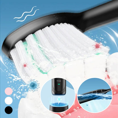 Skanto | Sonic Electric Toothbrush | 6 Modes & IPX7 Waterproof | White, Black, Pink