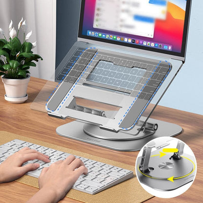 BowLift | Laptop Stand Aluminum Alloy Rotating Frame
