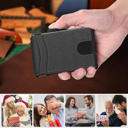 Kalsten | Men's Business Style PU Leather Card Slots for AirTag