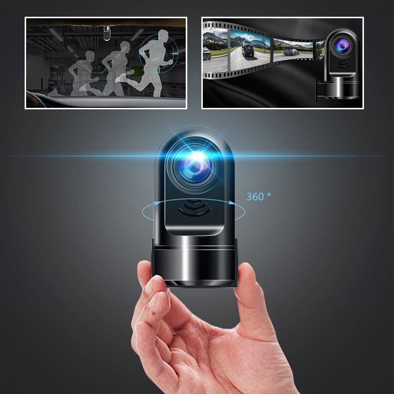 BowLift | 1080P HD Mini ADAS Dashcam with 360° Rotating Function