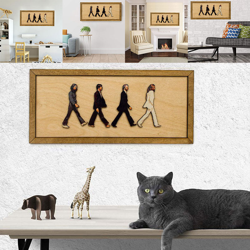 Skanto | The Beatles Framed Abbey Road Portrait