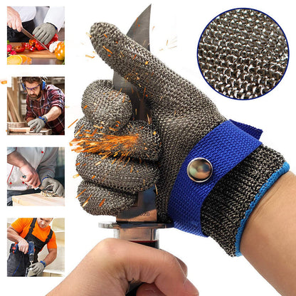 BowLift | Stainless Steel Mesh Metal Laboratory Protective Gloves