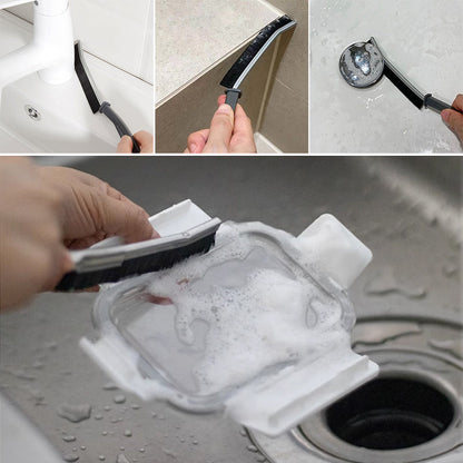 Durable Tile Grout Cleaner Brush Stiff Bristle Crevice Cleaning Brush | Bowlift