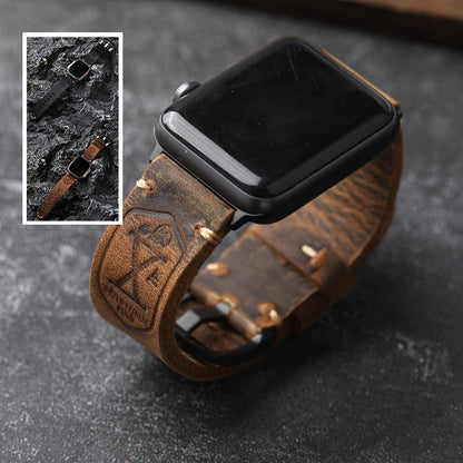 BowLift | Handmade Vintage Leather Apple Watch Band