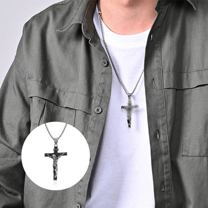 Skanto | Titanium Steel Cross Pendant Necklace