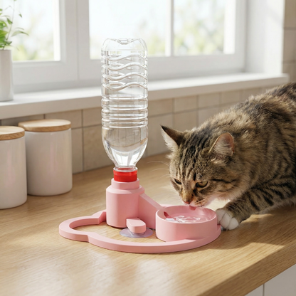 Automatic Pet Water Dispenser – No Power Required, Spill-Proof & Travel-Friendly Bowlift