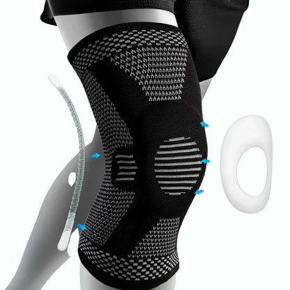 FlexiKnee Compression Bandage – Supportive Knee Bandage for Pain, Swelling, and Stiffness | Bowlift