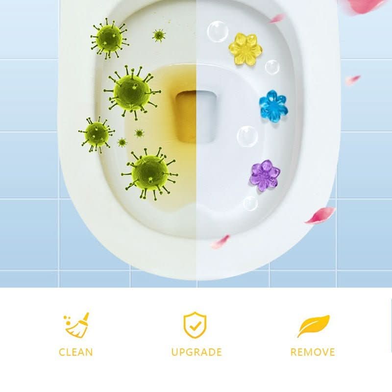 Skanto | Toilet Cleaner & Air Freshener with Long-Lasting Floral Scent