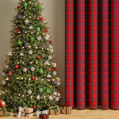 Skanto | Classic Plaid Curtains for Winter Comfort