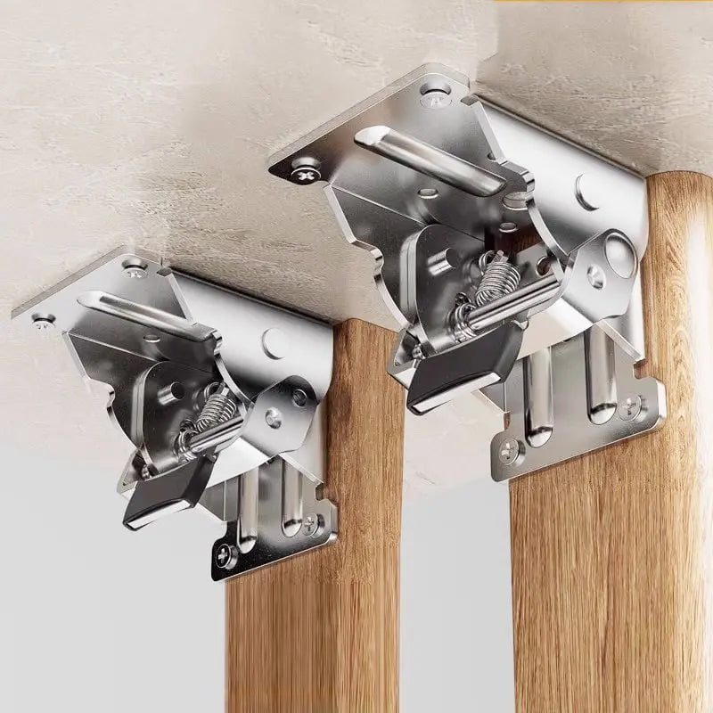 Kalsten | Foldable Heavy-Duty Corner Brackets with Lock – Supports up to 225 kg