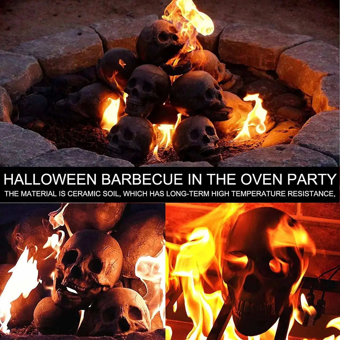 BowLift | Fireproof Skull Ornament