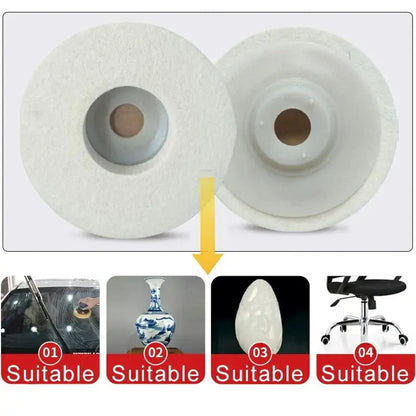 BowLift | Felt Polishing Disc for Polishing and Shining