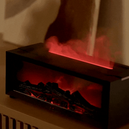 Skanto | FlameMist – Aromatherapy Humidifier with Flame Effect and LED Light