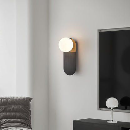 Flat Base Globe Wall-mounted lamp Sconce | Kalsten