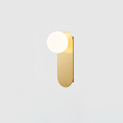 Flat Base Globe Wall-mounted lamp Sconce | Kalsten