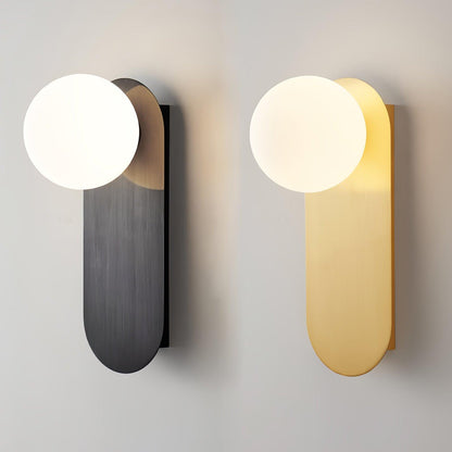 Flat Base Globe Wall-mounted lamp Sconce | Kalsten
