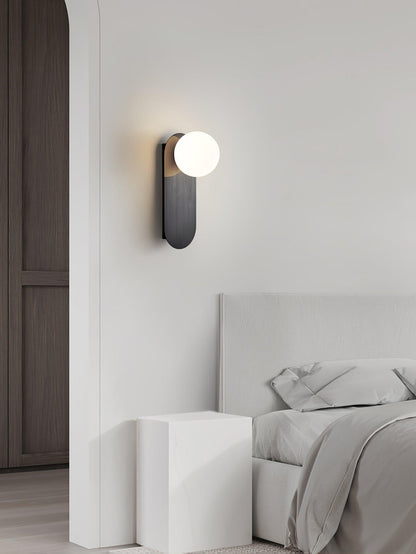 Flat Base Globe Wall-mounted lamp Sconce | Kalsten