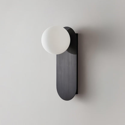 Flat Base Globe Wall-mounted lamp Sconce | Kalsten