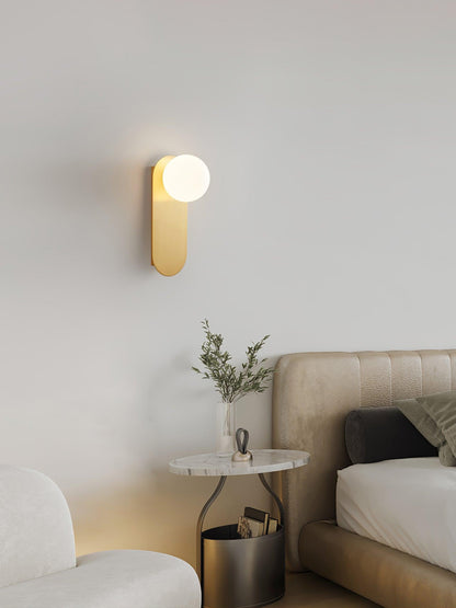 Flat Base Globe Wall-mounted lamp Sconce | Kalsten
