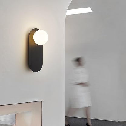 Flat Base Globe Wall-mounted lamp Sconce | Kalsten