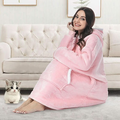 Skanto | Fleece Hoodie Blanket for Ultimate Comfort