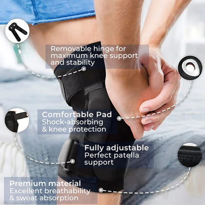 Skanto | ACL Knee Brace for Knee Support and Stability | Reduces Pain, Swelling, and Limited Movement | Ideal for Recovery and Injury Protection