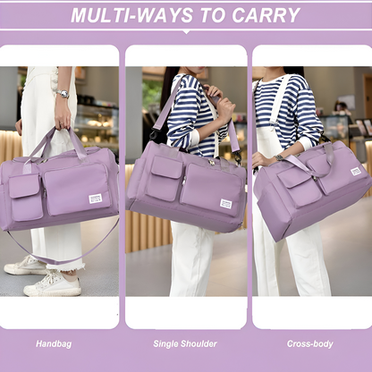 BowLift | Waterproof Travel Bag with Shoe Compartment – Lightweight Weekend Bag with Plenty of Storage Space