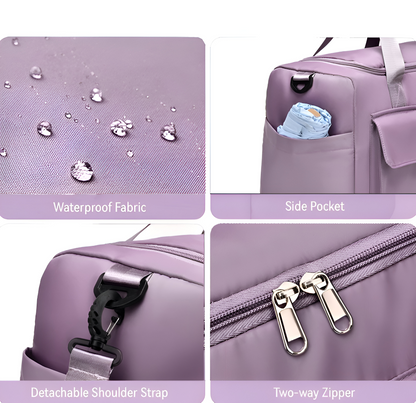 BowLift | Waterproof Travel Bag with Shoe Compartment – Lightweight Weekend Bag with Plenty of Storage Space