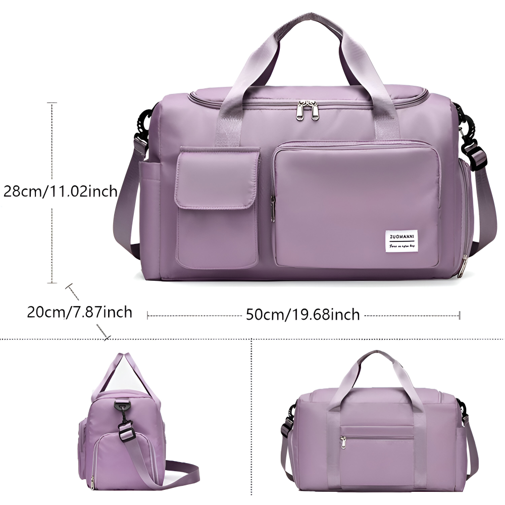 BowLift | Waterproof Travel Bag with Shoe Compartment – Lightweight Weekend Bag with Plenty of Storage Space