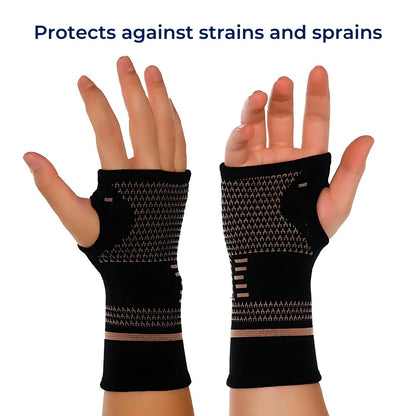 FlexiSupport Wrist Brace | Daily Support and Pain Relief - Breathable, Ideal for Injuries, Chronic Pain - Post-Surgery Recovery Bowlift