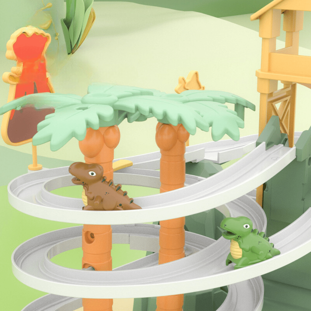 BowLift | Children's trampoline with dinosaur motif and shock-absorbing construction