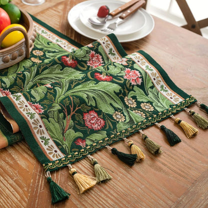 Skanto | Flora Vine Embroidered Table Runner