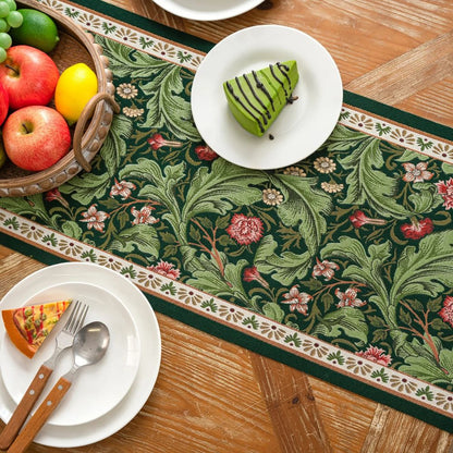 Skanto | Flora Vine Embroidered Table Runner