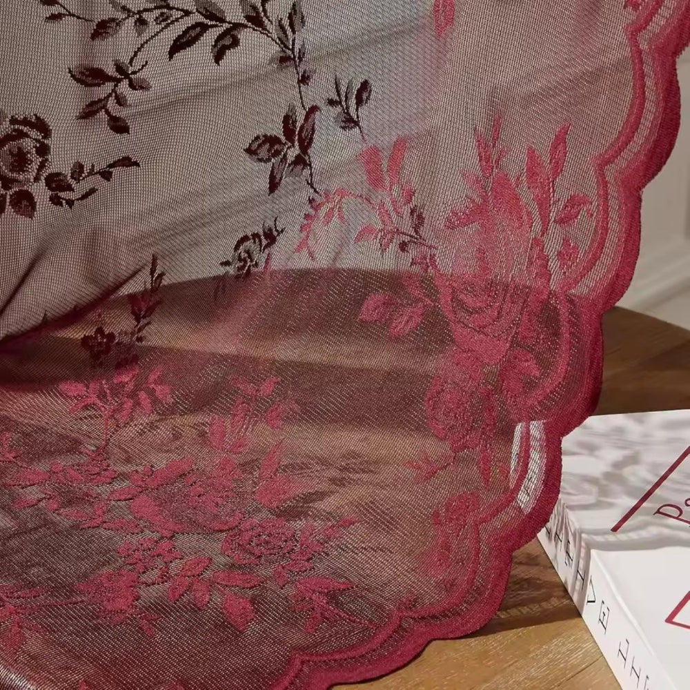Skanto | Floral Grace Sheer Curtains