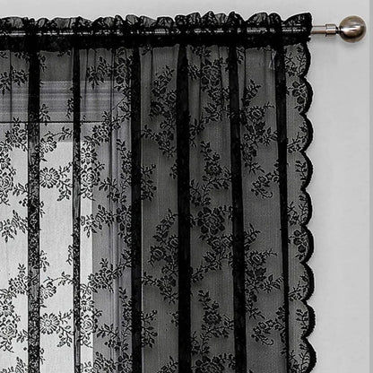 Skanto | Floral Grace Sheer Curtains