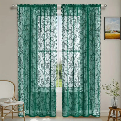 Skanto | Floral Grace Sheer Curtains