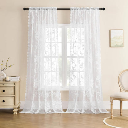 Skanto | Floral Grace Sheer Curtains
