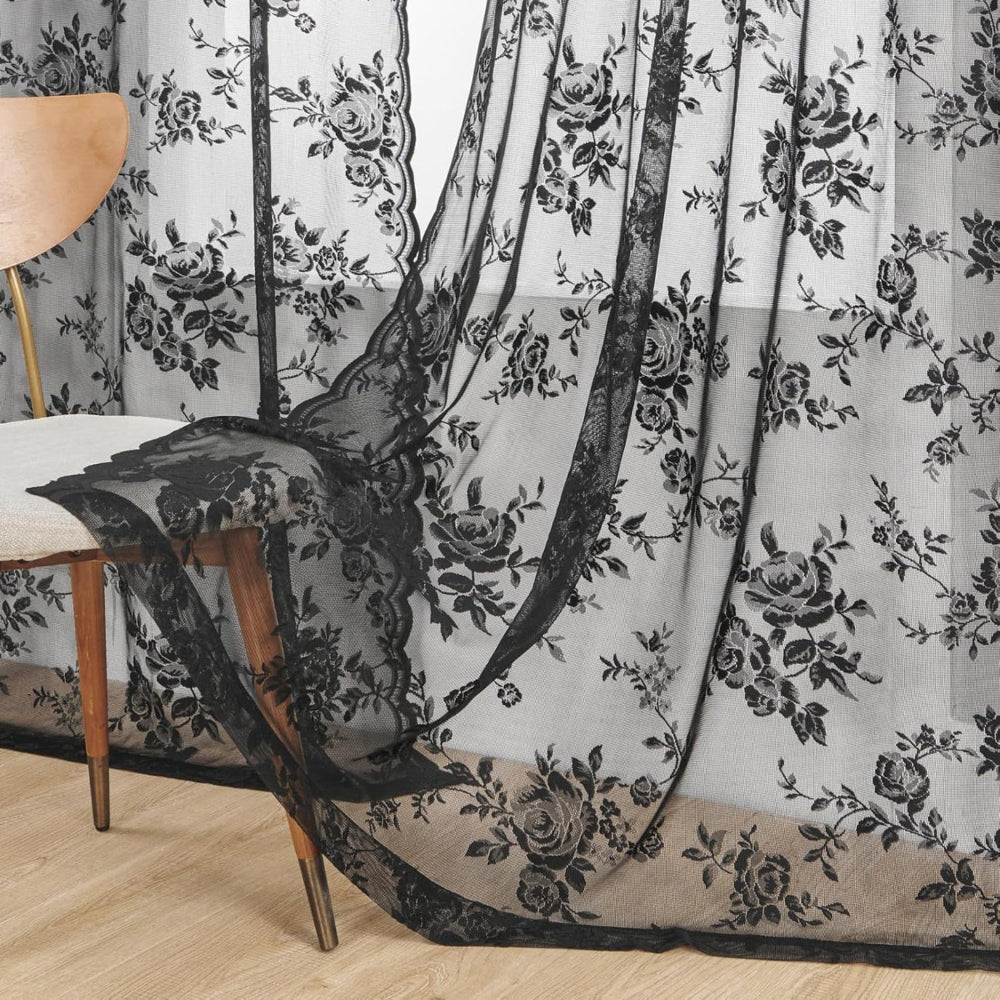Skanto | Floral Grace Sheer Curtains