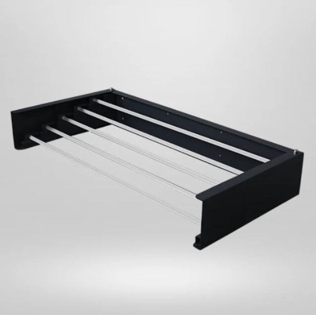 Wall-mounted drying system for clothes, foldable | Skanto