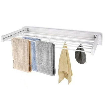 Wall-mounted drying system for clothes, foldable | Skanto