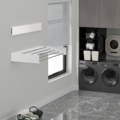 Wall-mounted drying system for clothes, foldable | Skanto