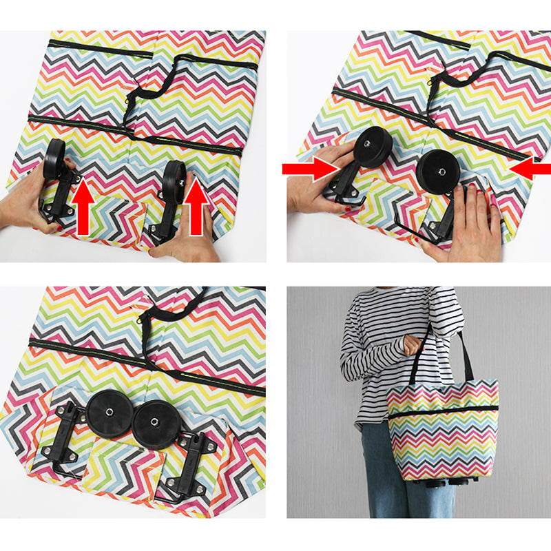 BowLift | Foldable Shopping Trolley Tote Bag