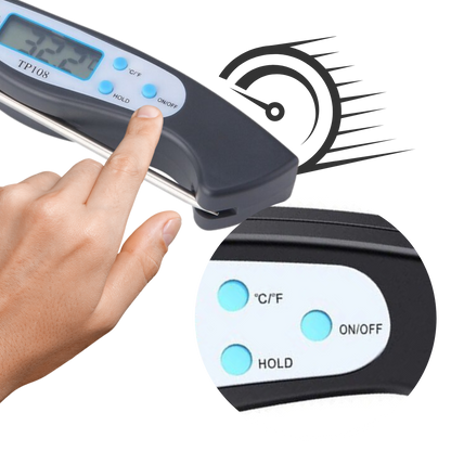 Skanto Foldable Instant-Read Digital Meat Thermometer
