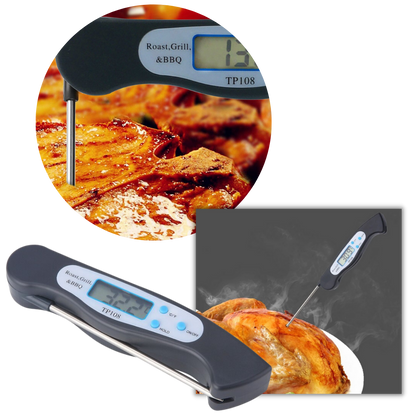 Skanto Foldable Instant-Read Digital Meat Thermometer