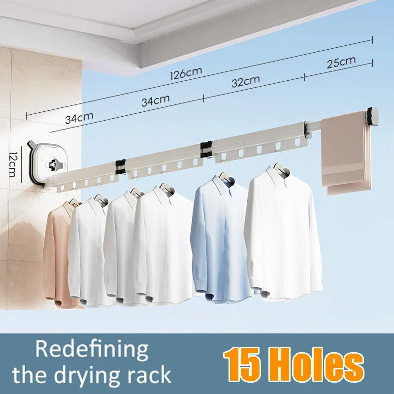 BowLift | Foldable Wall Mounted Drying Rack